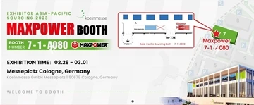 Maxpower nimmt an der Asia-Pacific Sourcing 2023 Koelnmesse Exhibition teil