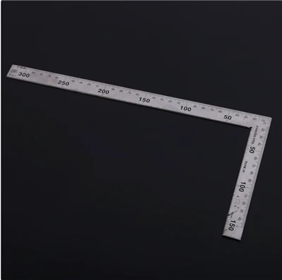 Ecklineal aus Edelstahl, 300 mm